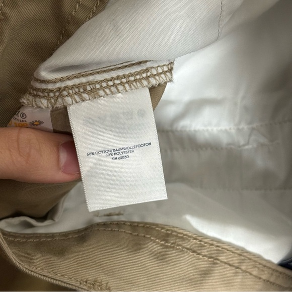 Land’s End Women’s Cargo Khaki Pants Size 18W Utility Pockets Tan - Picture 9 of 9